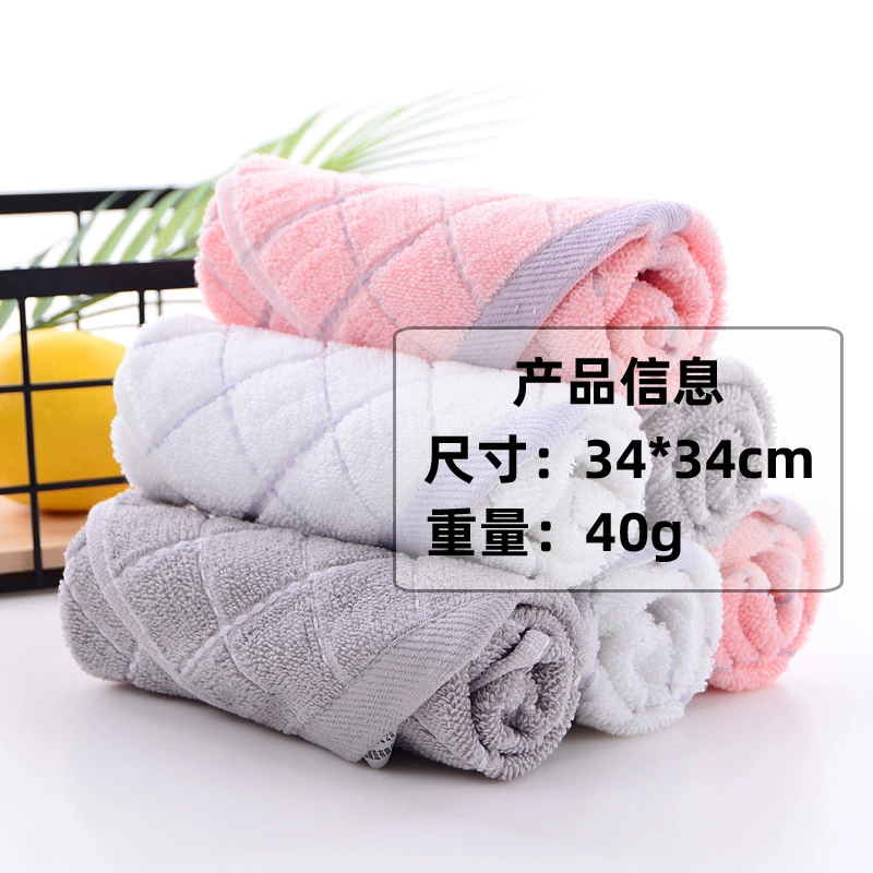 Handkerchief for adults, square scarf, towel, 34×34cm, water absorbent