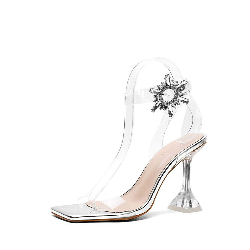 Summer sexy sandals solar-powered with a strap