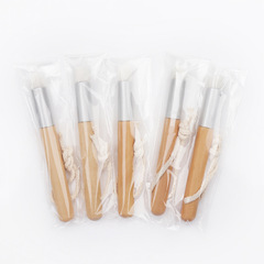 批發竹竿洗鼻刷 去黑頭去粉刺單支單層化妝木質鼻刷手動清潔工具