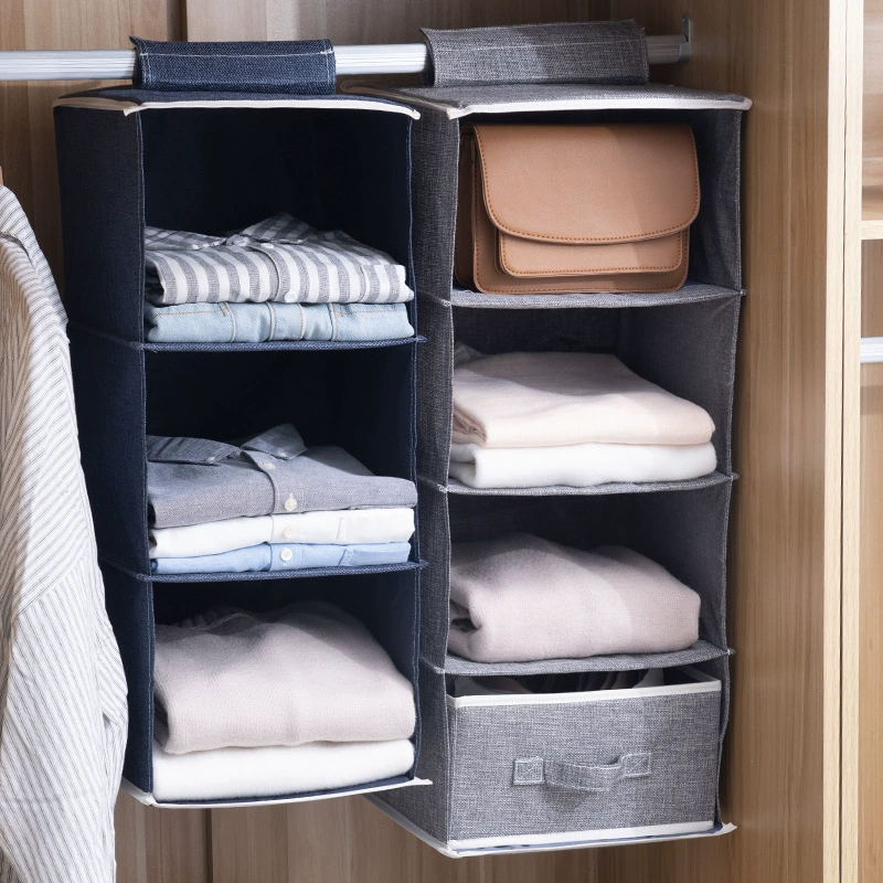 派士龙 Foldable hanging organiser, storage system, cotton and linen