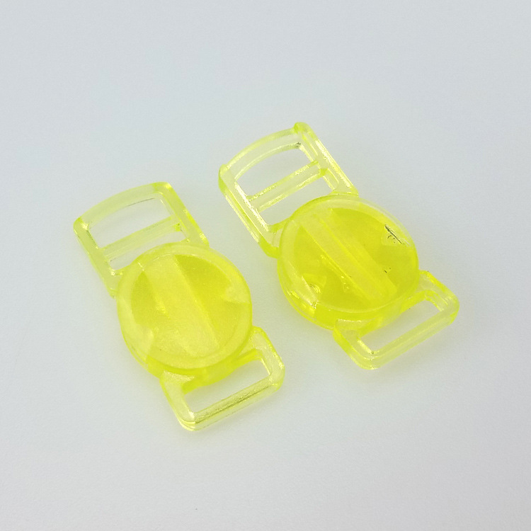 Fabricante de PET de plástico DIY gato collar mini hebilla de plástico PC color transparente 10mm hebilla ajustable image 5