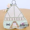 Doll head, hanging basket