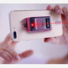 拍照测距仪 激光测距仪分段测量自带计算器分期保存可编辑图片