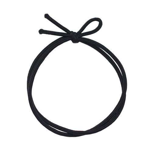 Knotted hair tie hair accessories Korean simple hair rope internet celebrity small fresh hair rope girl basic high elastic hair tie