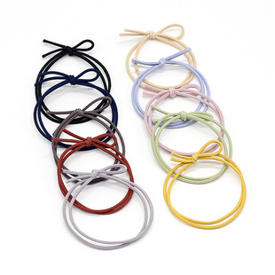 Knot Hair Ring Hair Accessories Korean Simple Hair Rope Cyber Popular Fresh Style Hair Rope Girls' Foundation High Elastic Tie Hair Rubber Tendon