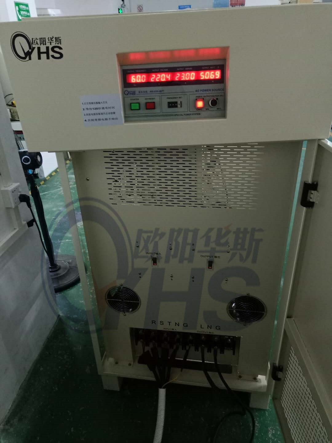 100KVA��Ƶ��Դ���������Ž��ͻ��ֳ������220V 60HZ