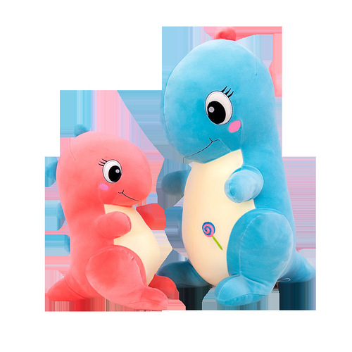 New soft dinosaur pillow doll standing version cute dinosaur plush toy down cotton large doll children's gift
