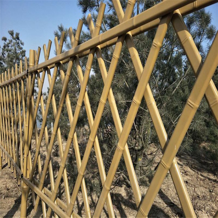 仿竹栅栏篱笆仿竹护栏园艺仿真装饰栏杆园林护栏生态仿竹护栏