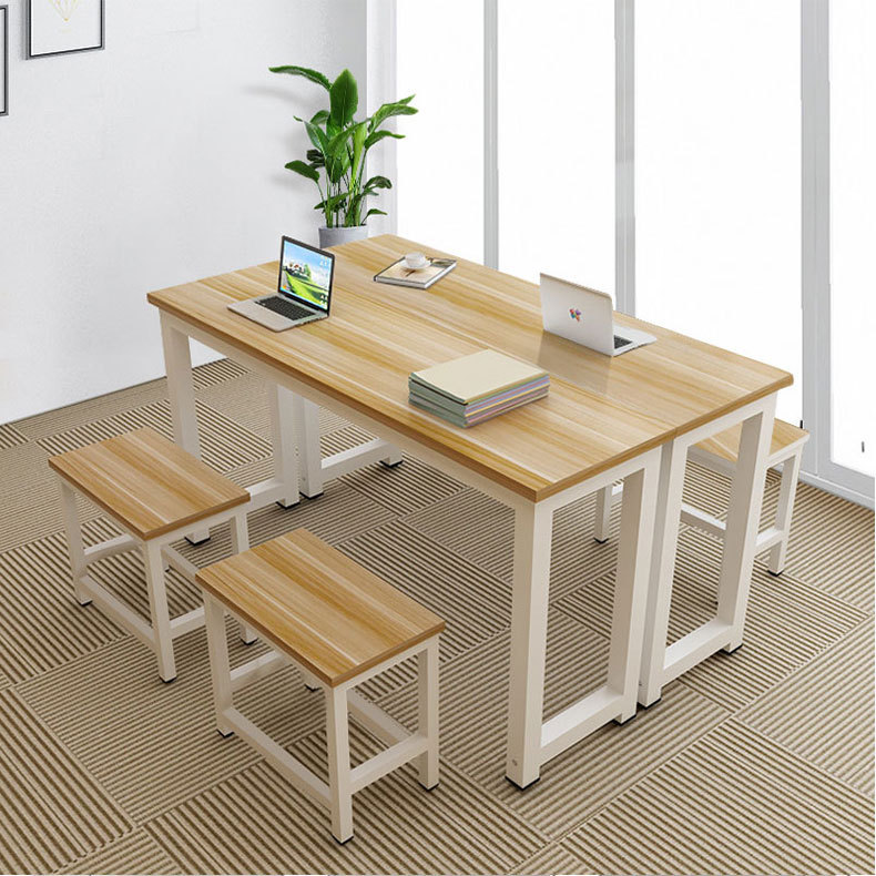 Modern Simple Home Long Table Training Class Tutoring Class Double-Layer Study Table Primary and Secondary School Students Desks and Chairs Double Modern Simple Home Long Table Training Class Tutoring Class Double-Layer Study Table Primary and Secondary School Students Desks and Chairs Double