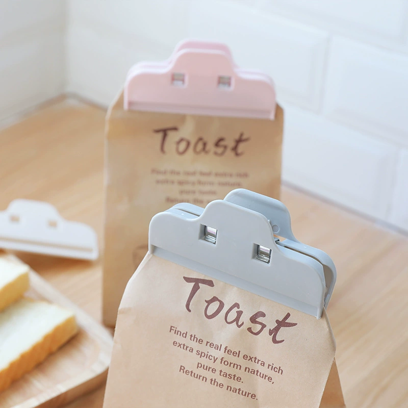 Зажим для герметизации пакетов с едой, клипса для кухонных пакетов, упаковщик для пластиковых пакетов, влагонепроницаемый и сохраняющий свежесть упаковщик, для хранения.