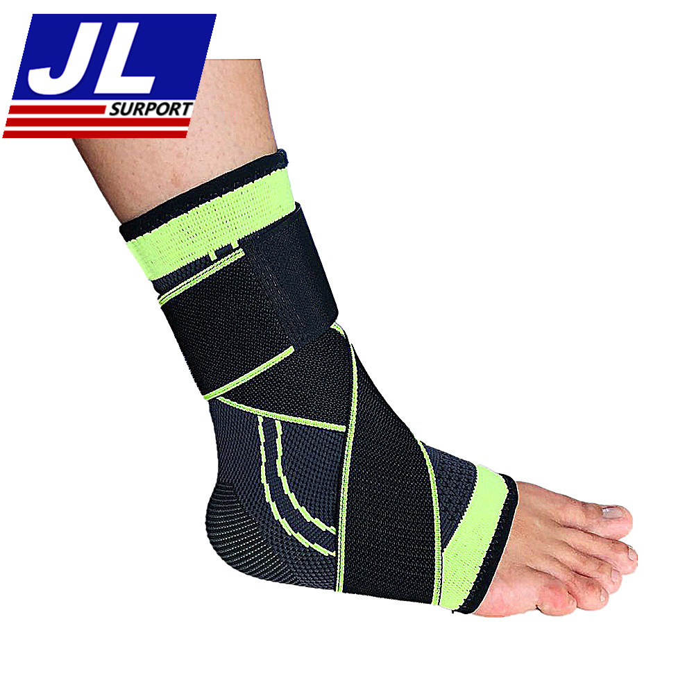 Correa compresión deportes tobillo protección apoyo elástico tobillo caliente fija protección del tobillo deportes equipo de protección fabricante