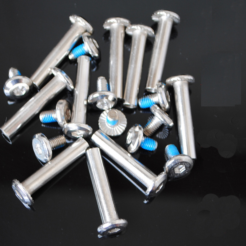 Skate Wheels, Roller Skate Screws, Male and Female Screws, Galvanized Iron Screws for Wheels Skate Wheels, Roller Skate Screws, Male and Female Screws, Galvanized Iron Screws for Wheels