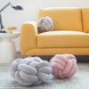 Factory direct selling manual knot pillow -containing core net red KNOT ball against pillow creative sofa cushion rope knitting