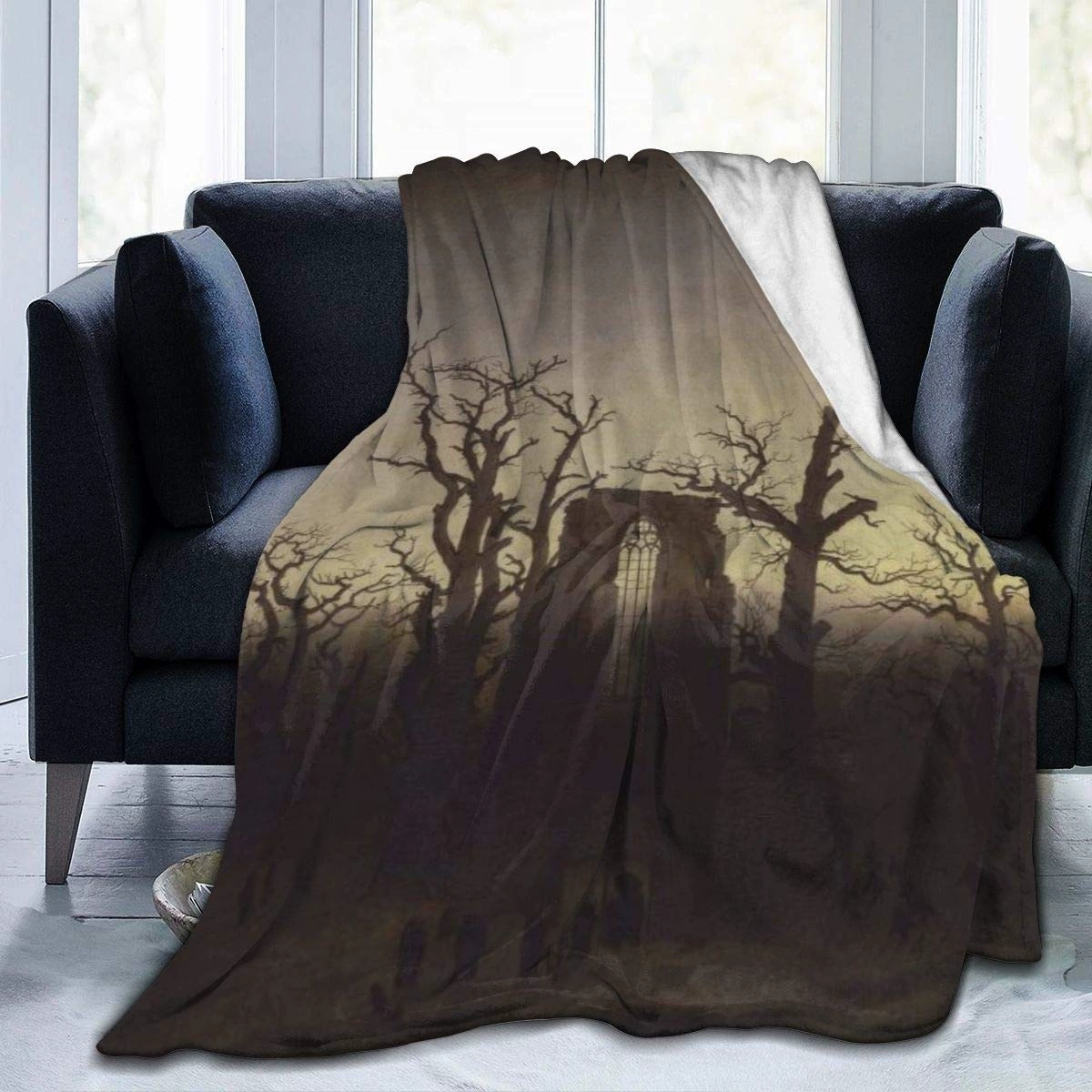 Creative keep warm duvet, digital double-sided flannel sofa