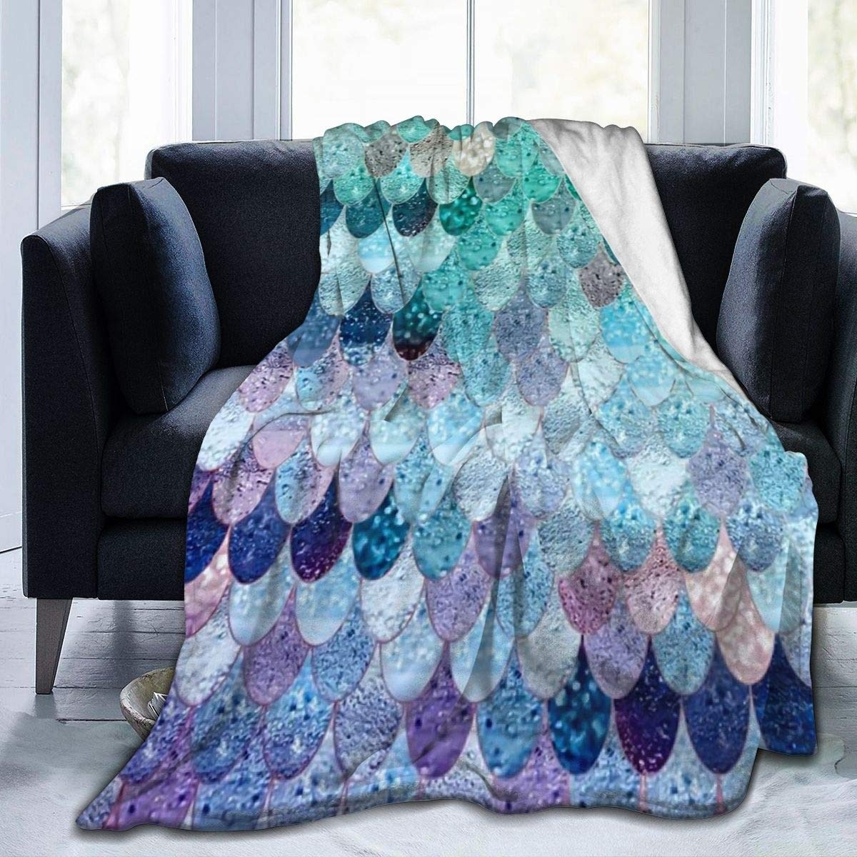 Creative keep warm duvet, digital double-sided flannel sofa