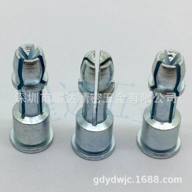 耀达五金供应SSA-4MM-8/10/12/14/16/18/20/25开槽支撑卡柱铝制杆