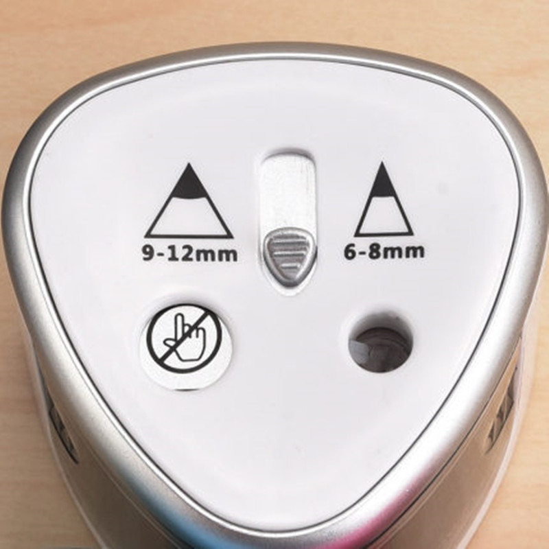 Sacapuntas eléctrico astronómico Tenwin modelo 8004, doble agujero, para estudiantes de arte y dibujo, autoalimentación de lápiz