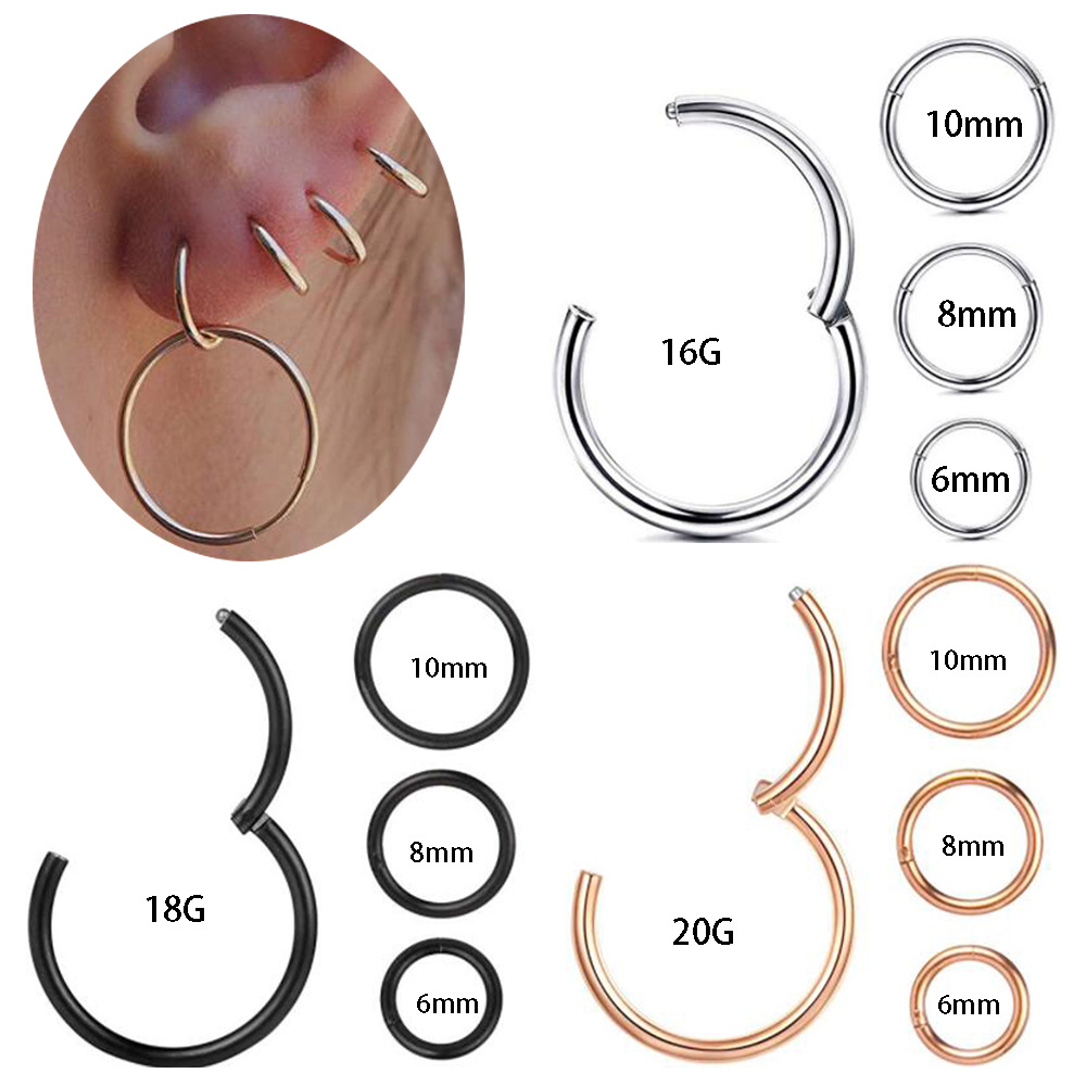 physiological nose piercing stainless steel
