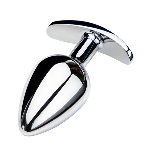 Metal anal plug for men, female masturbation handle with pearl-shaped dilator, adult product, alternative masturbation device