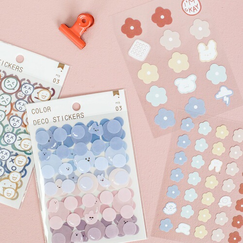 Mr. Paper Flat Sticker A Bite of Summer Salt Fun Card Fixed Photo Wall Decoration Sticker Gu Card Sticker