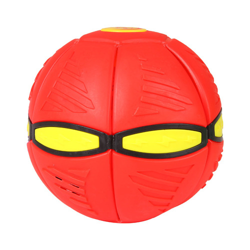Foot-stepping ball, flying saucer ball, decompression, stepping on ball, children's toys, street stalls, flying disc ball, deformation toy with light