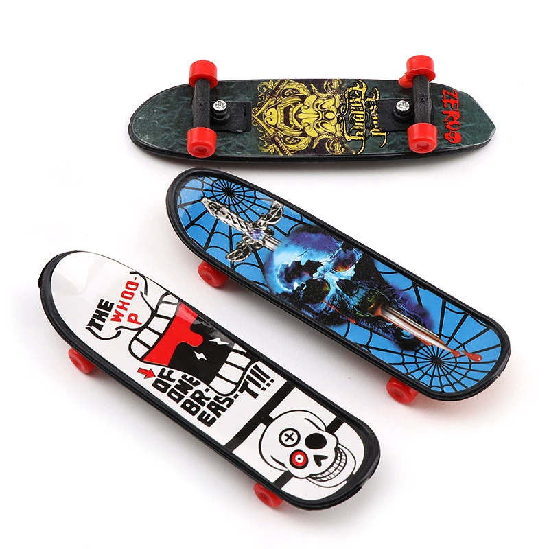 Мини-пластиковый finger skateboard 10×3×1.5 см, случайный цвет, игрушка для снятия стресса