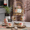 Coffee ceramics, afternoon tea, tea set, suitable for import, European style, 13 pieces, Amazon