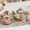 Coffee ceramics, afternoon tea, tea set, suitable for import, European style, 13 pieces, Amazon