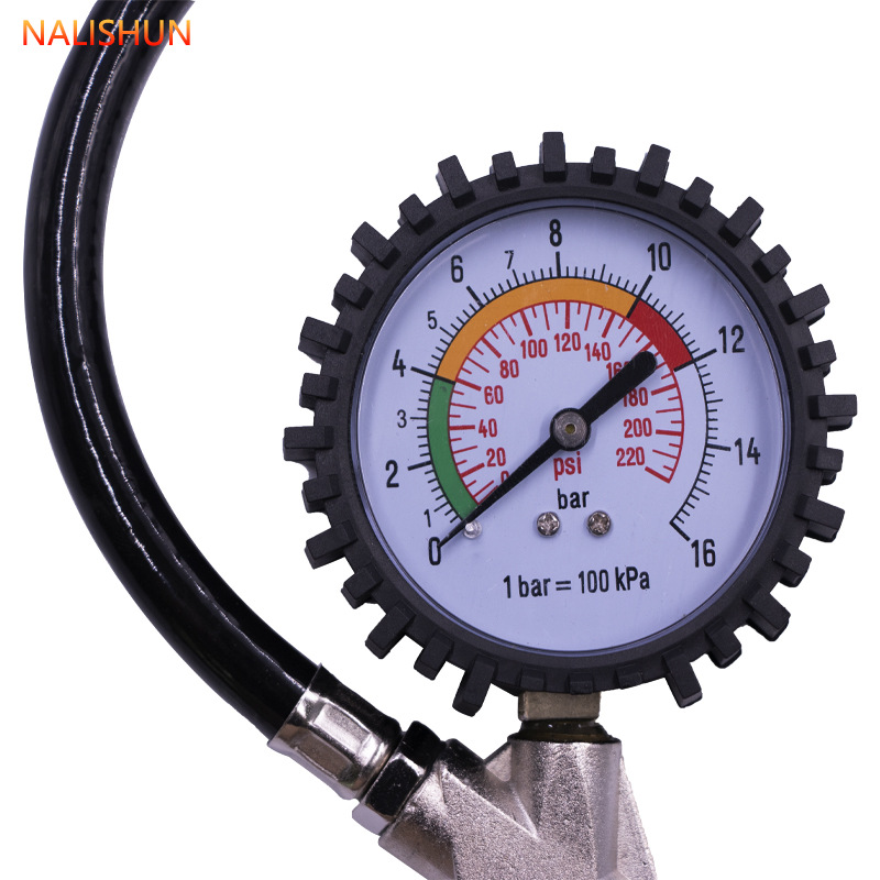 Calibrador de presión de neumáticos medidor de presión de aire alta precisión con neumático de coche inflable monitor de presión digital medidor de presión de neumáticos pistola de bomba de aire image 5