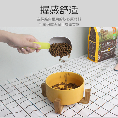 Dog food spoon pet spoon cat food spoon shovel dog teddy cat food handle with clip cat food spoon 6