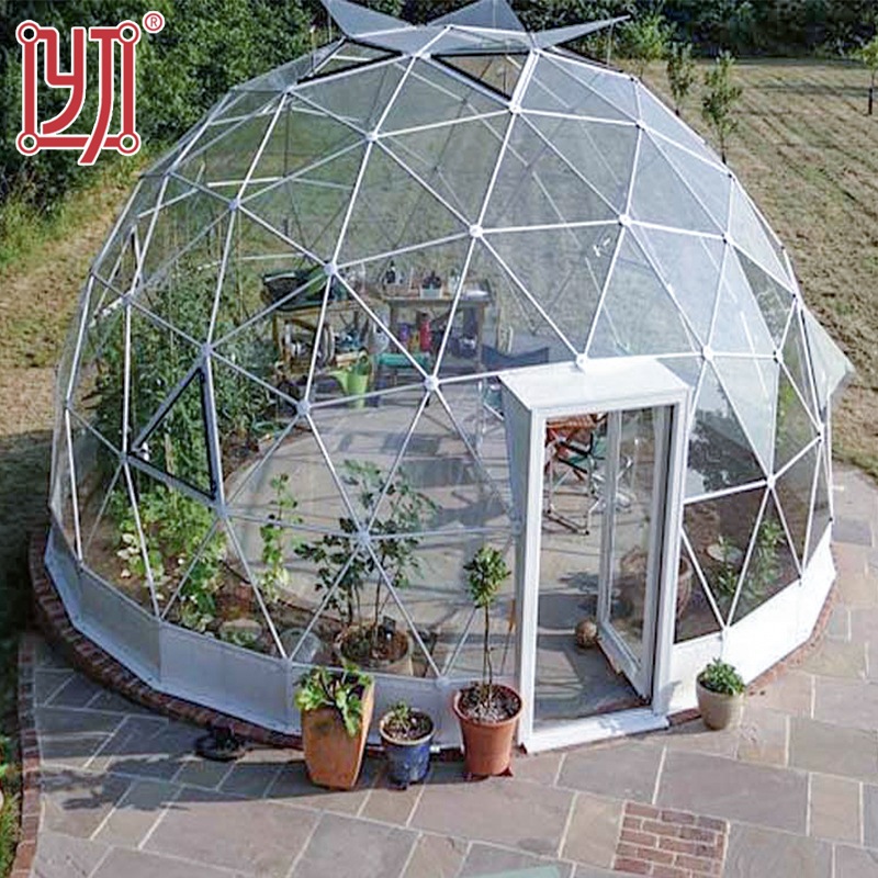 玻璃球型篷房 圆形铝合金pvc全透明玻璃篷房  民宿露营花园球篷