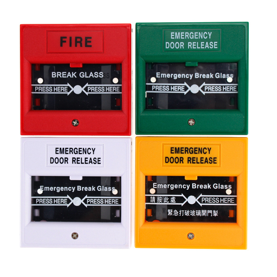 紧急按钮开关紧急玻璃破碎 Emergency Door Release Glass Break