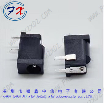 福鑫【厂家供应】DC-002-1.3圆芯 3.5MM 铜脚环保耐温  DC插座