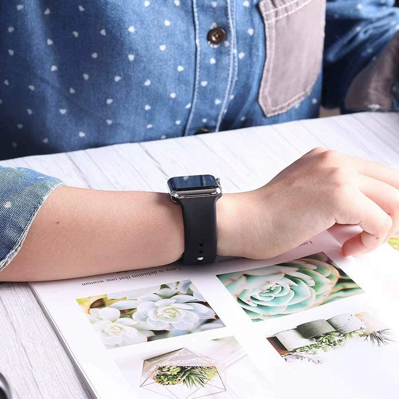 Apple, iPhone1234567, silicone watch strap, changeable bracelet