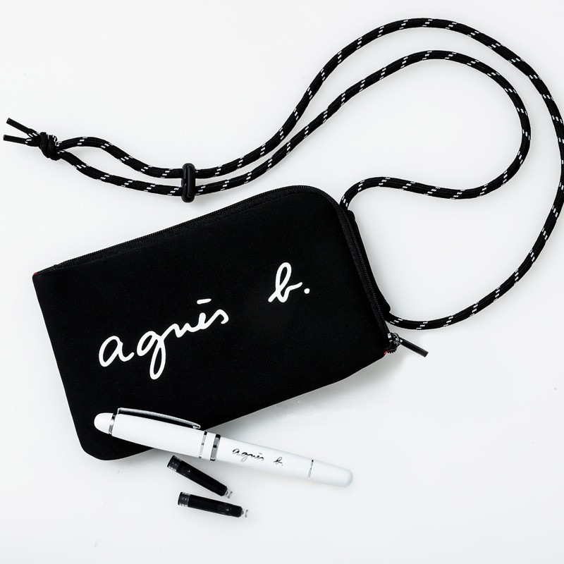 Japanese magazine Appendix Japanese single multifunctional ladies simple shoulder messenger bag vertical ag. B mobile phone bag small bag