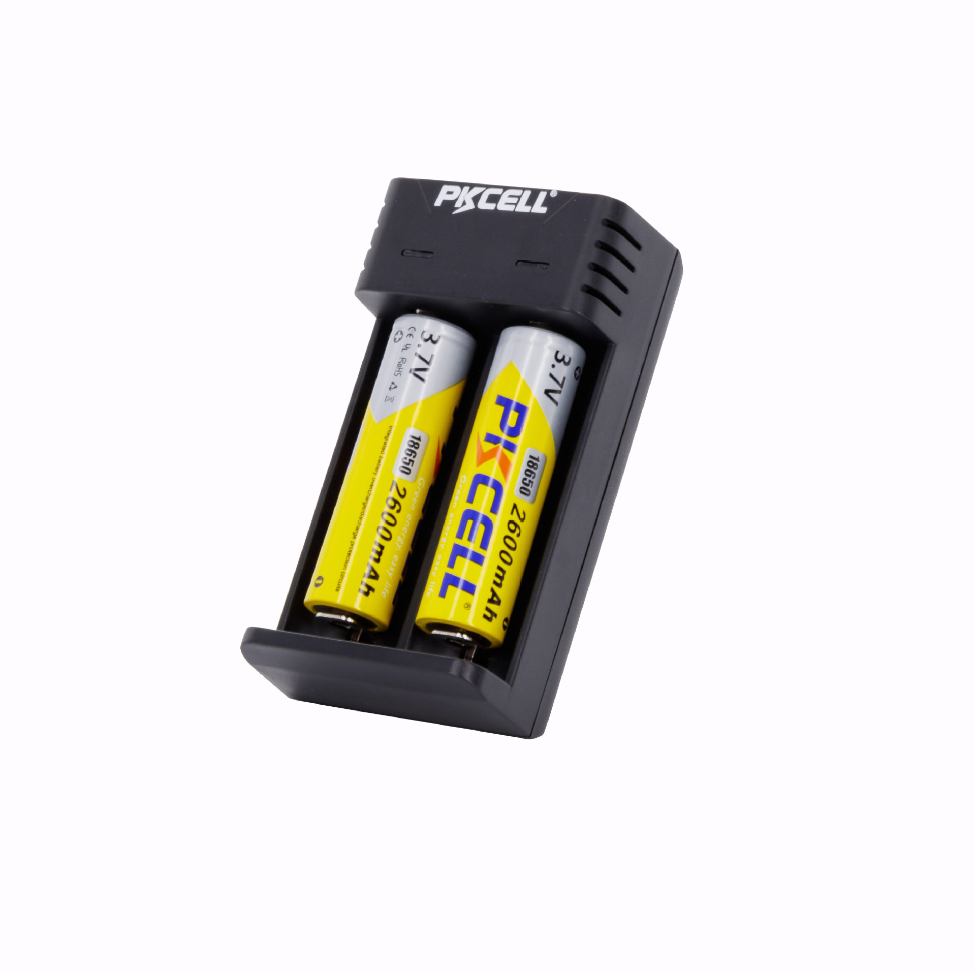 电池充电器18650 双槽锂电池充电器4.2v双充18650充电器工厂批发