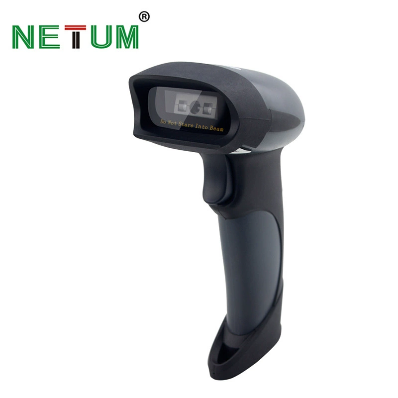 QR code scanner warehouse tobacco wireless code scan gun barcode scanner with display QR code scan gun