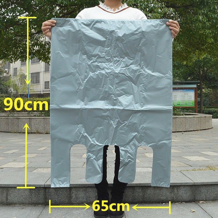 Large silver gray plastic bag clothing wholesale bag purchase packing bag commercial convenient bag thickened portable vest bag Large silver gray plastic bag clothing wholesale bag purchase packing bag commercial convenient bag thickened portable vest bag