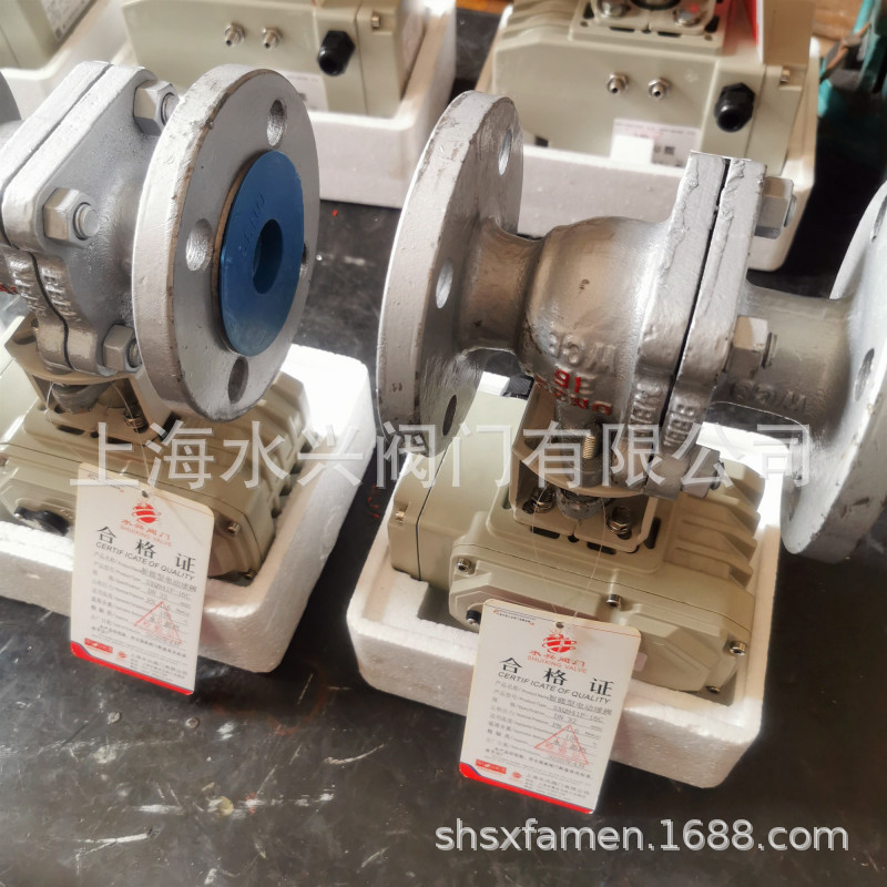 Q941F-64C电动法兰球阀 铸钢电动球阀 高压电动球阀 开关型电动阀