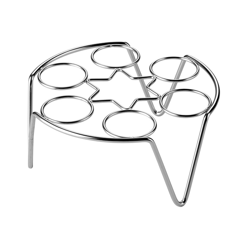 Vapor de huevo de acero inoxidable suministros de cocina de alta pierna a prueba de agua al vapor huevo vaporizador multi-funcional cocina al vapor estante