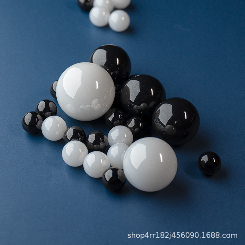 厂家直销计量泵用白色高精氧化锆陶瓷球阀门球4.7625/5.0/7.144