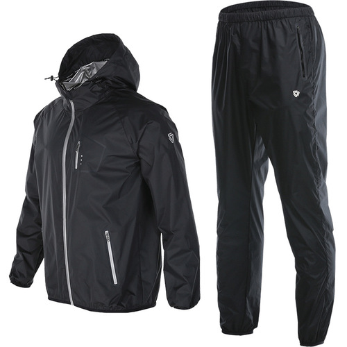 Sweat-Proof Men's Fitness Sports Set for Sweating, Weight Loss, Running, Training, Intense Sweating, Skiing, Sauna Top