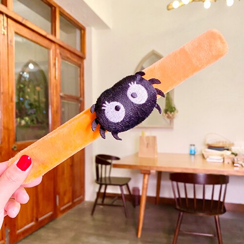 Cross-border Halloween slap circle Ghost Festival cute bracelet funny spider pumpkin slap circle children's small gift