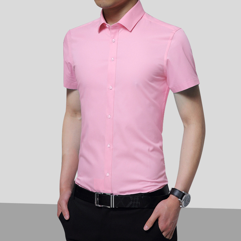 Short -sleeved pink