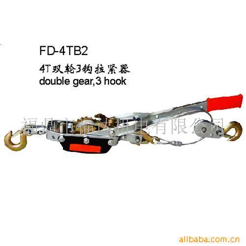 供应4T双轮3钩手动拉紧器/紧线器/牵引器