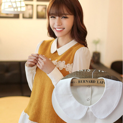 New Korean Fashion Fake Collar Shirt Fake Collar Shirt Literary Fake Collar Stiff Doll Collar Children