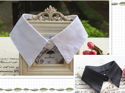 Korean style fashionable shirt-type small pointed collar, lapel, fake collar