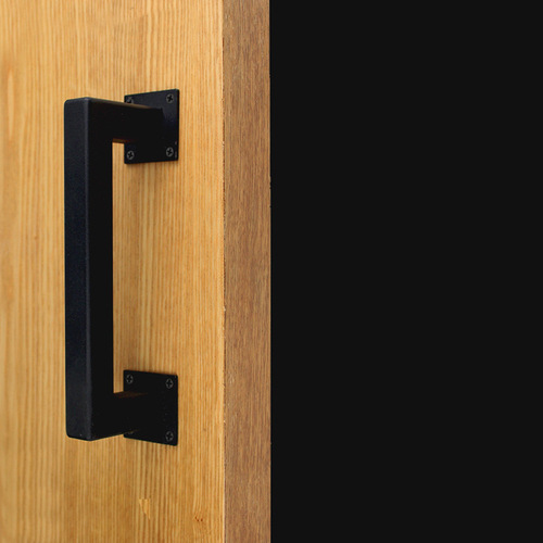 American barn door hanging rail accessories barn door handle wooden door handle sliding door handle black square handle