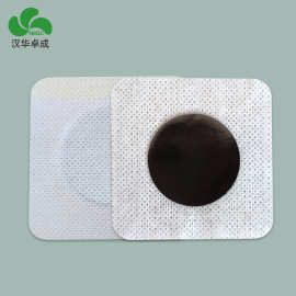 黑色三伏贴6*7cm懒人肚脐贴厂家大量批发支持代发三伏贴胶贴
