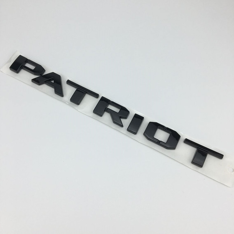 (2개) 지프 JEEP 로고 무료 승객 PATRIOT 자동차 스티커 무료 빛 수정 단어 로고 자동차 스티커에 적합